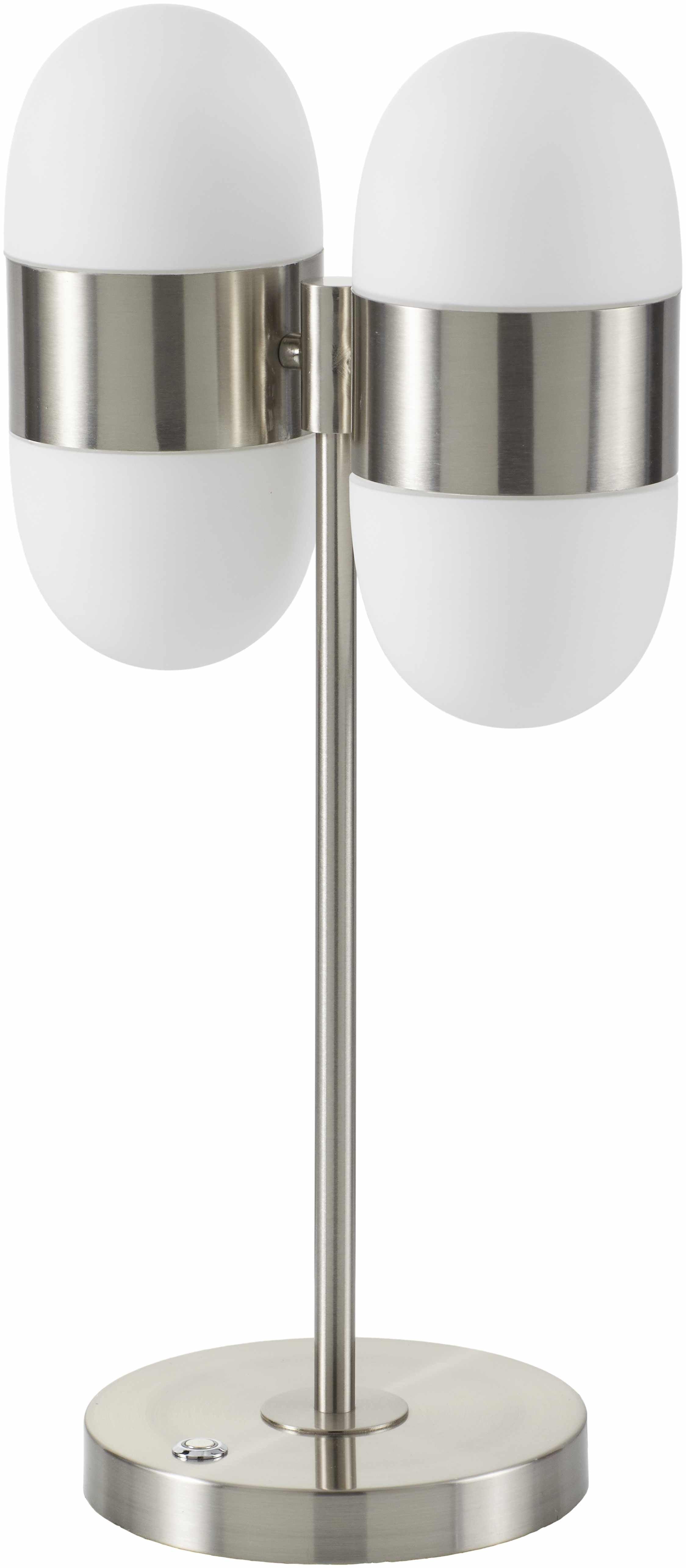 Wellerlooi Metallic Nickel Table Lamp - PRHOMZ