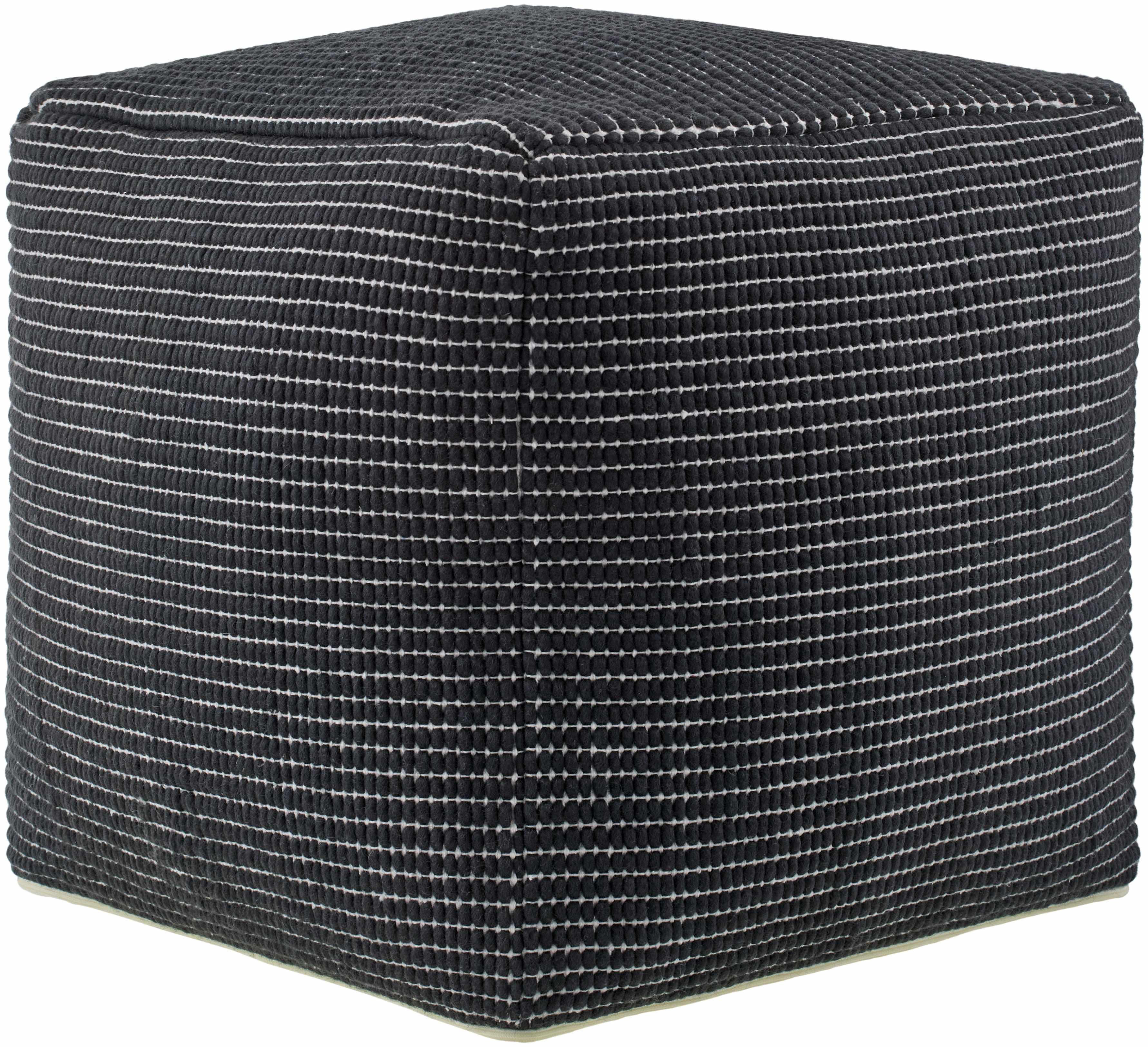 Yakymivka Black Pouf-1