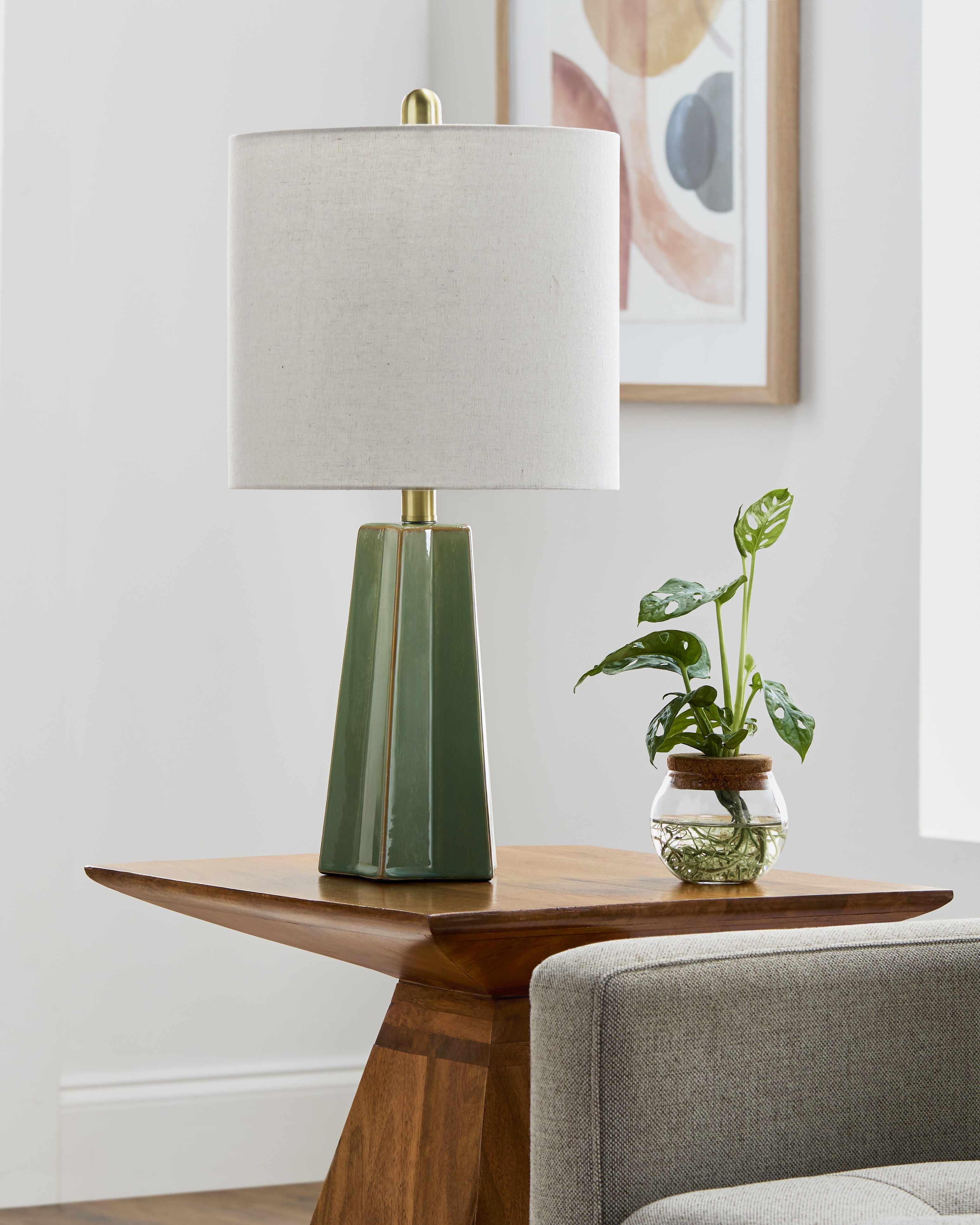 Yubileyny Lime Green Table Lamp-4