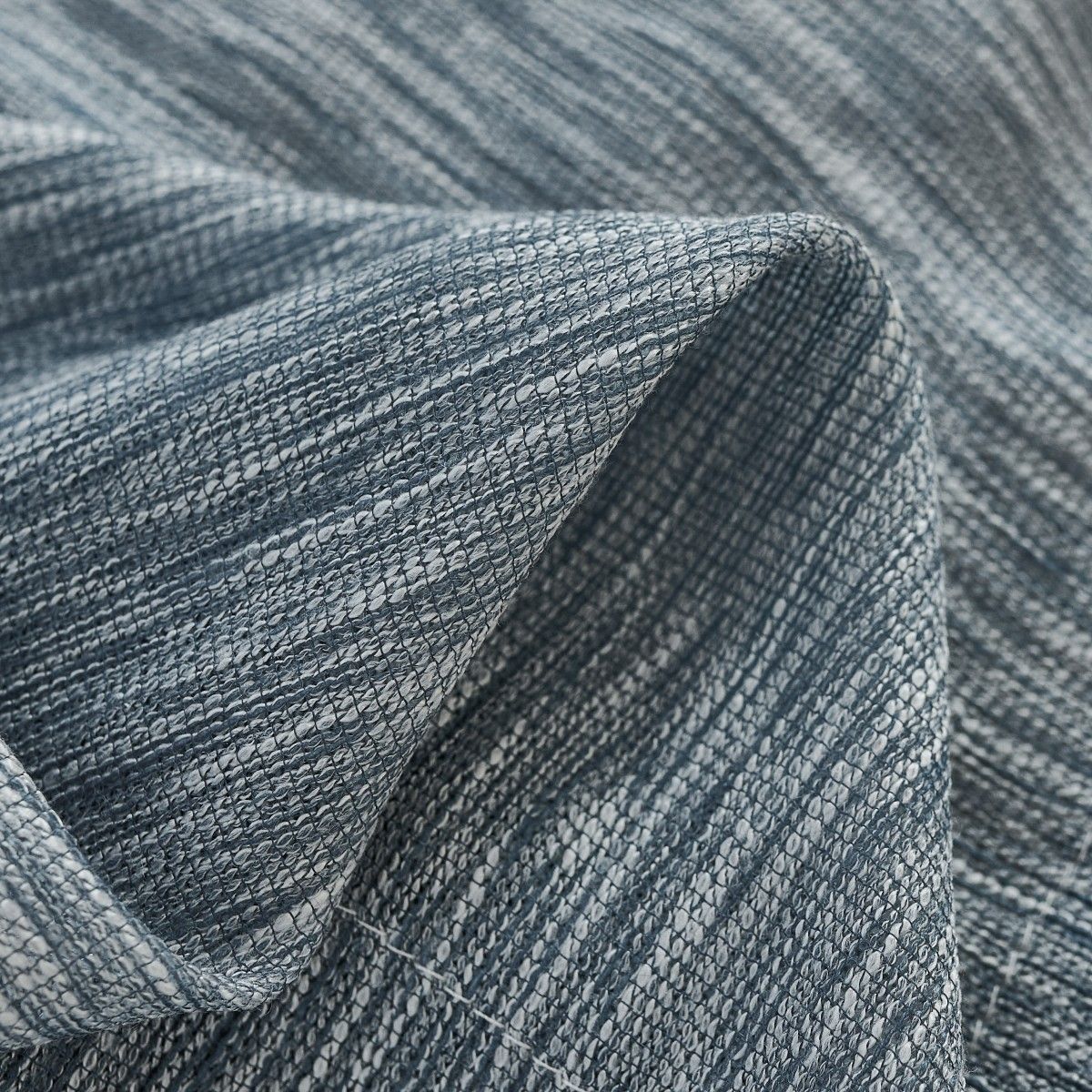 Yadira Light Blue Ombre Textured Sheer Curtains
