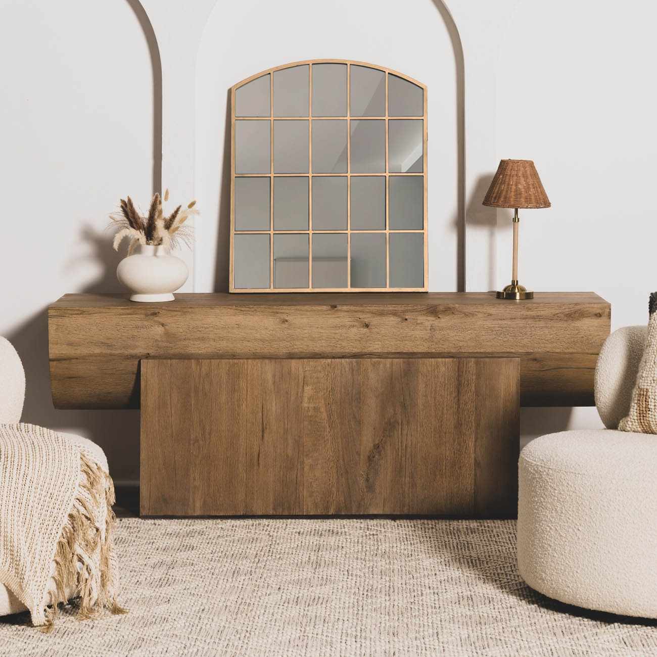 Zakharivka Gold Rattan Table Lamp-1