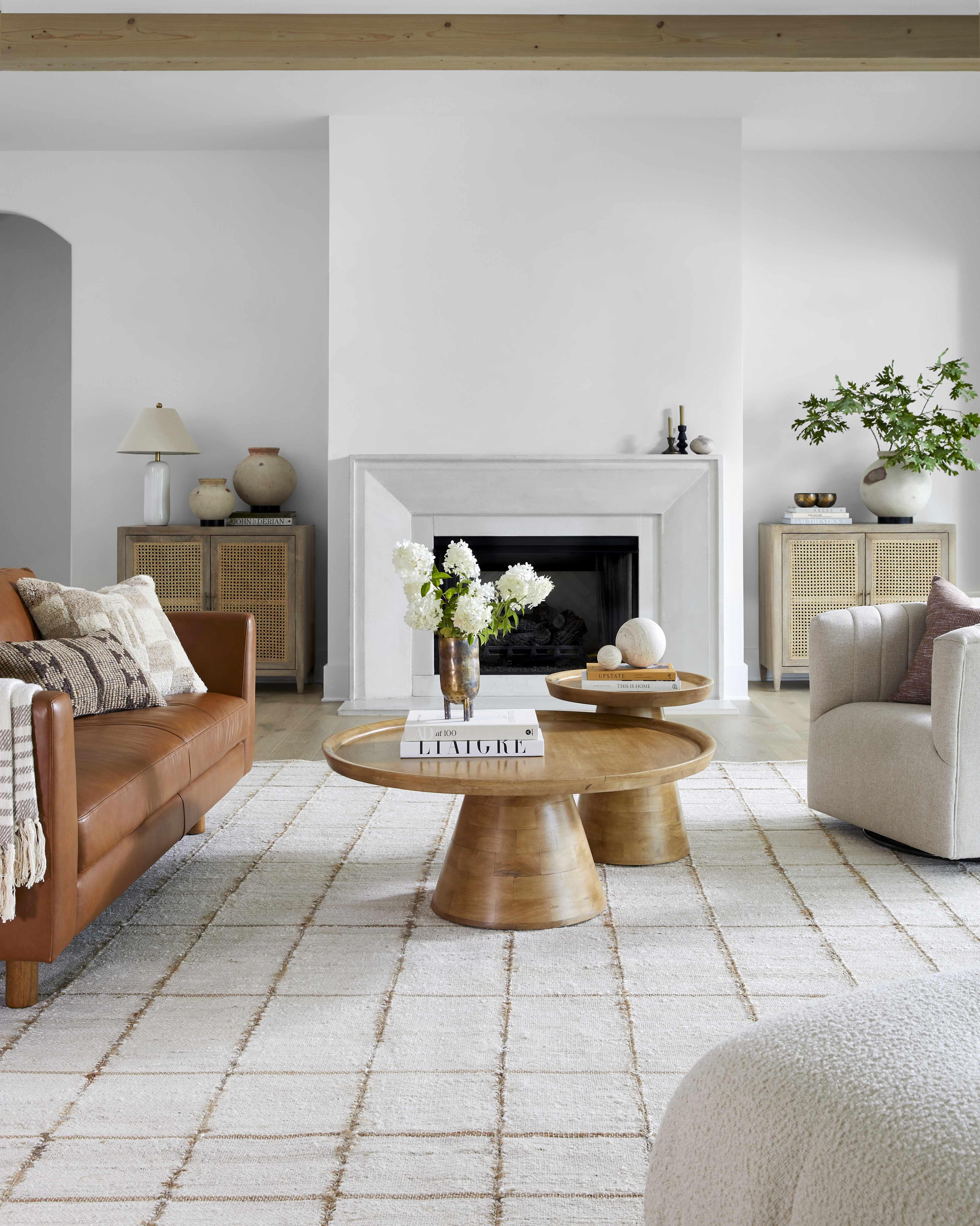 Zared Checkered Jute Area Rug - PRHOMZ