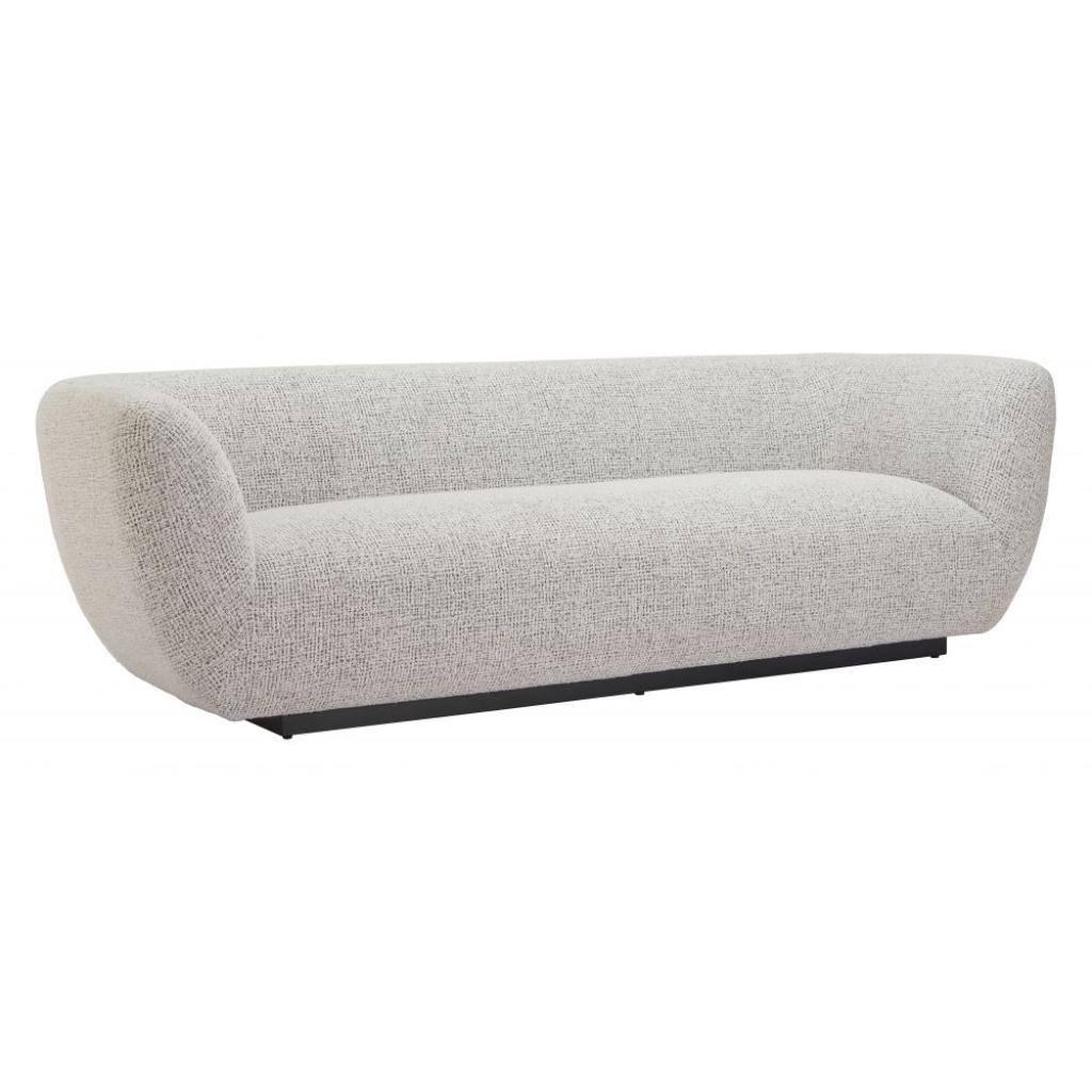 Zambet Textured Fabric Sofa