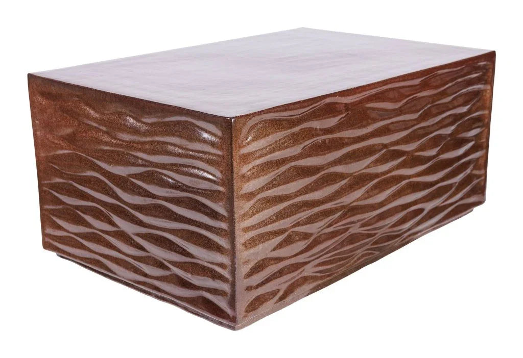 Zen Ceramic Rectangular Patio Coffee Table