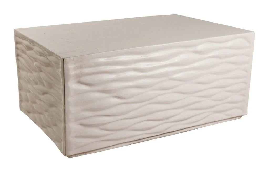 Zen Ceramic Rectangular Patio Coffee Table