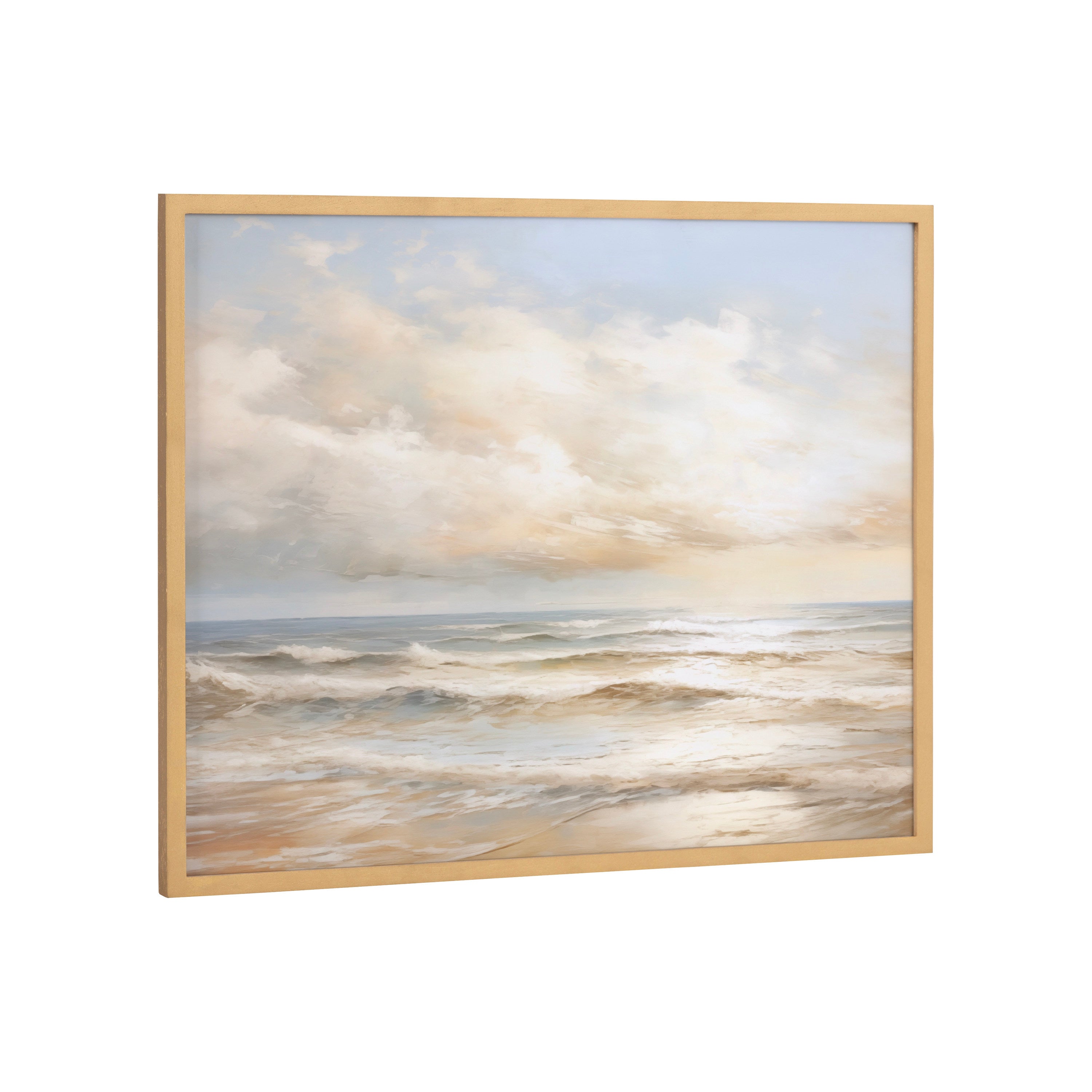 Gallery Beach Waves Sunset Cloud Landscape Print by The Creative Bunch Studio