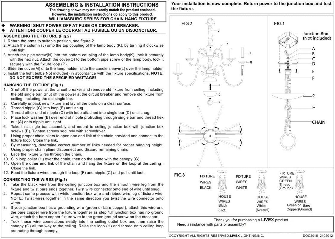 Bronze Six Light Chandelier Traditional Steel Fixture-1