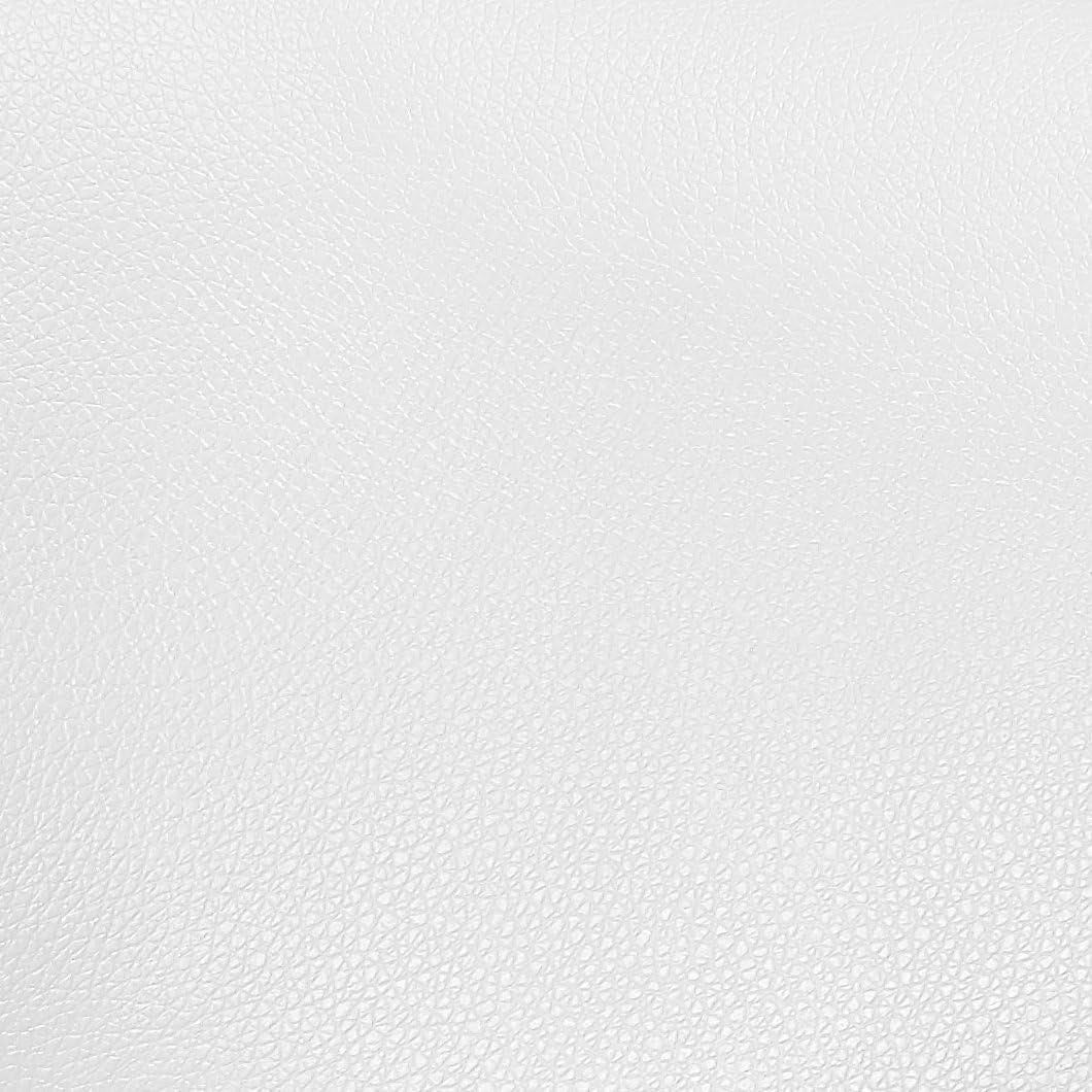 White Cushioned Leatherette Barstool Set Of 2 Adjustable Height Swivel