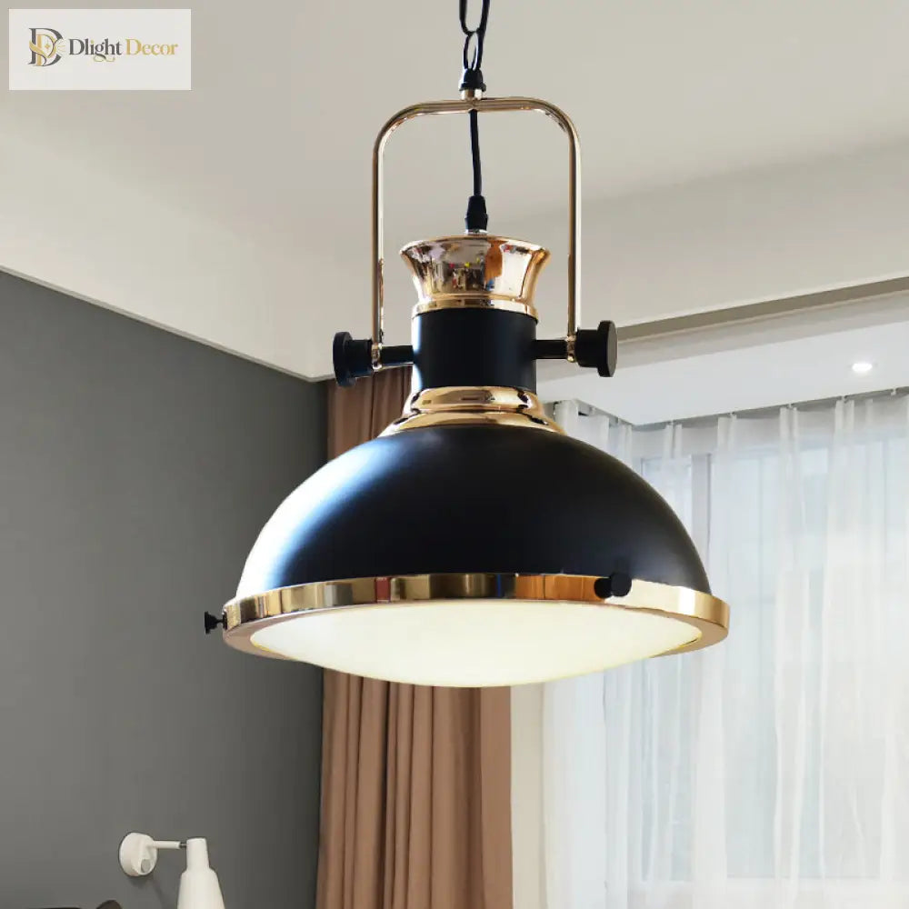 Adjustable Industrial Pendant Light | Dining Room Lighting