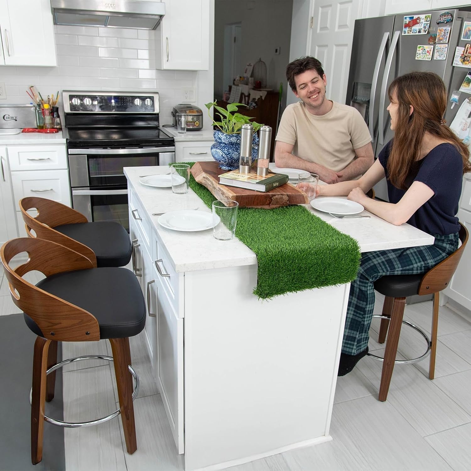Bar Stools Set Of 2 Black Swivel For Home Bar Counter