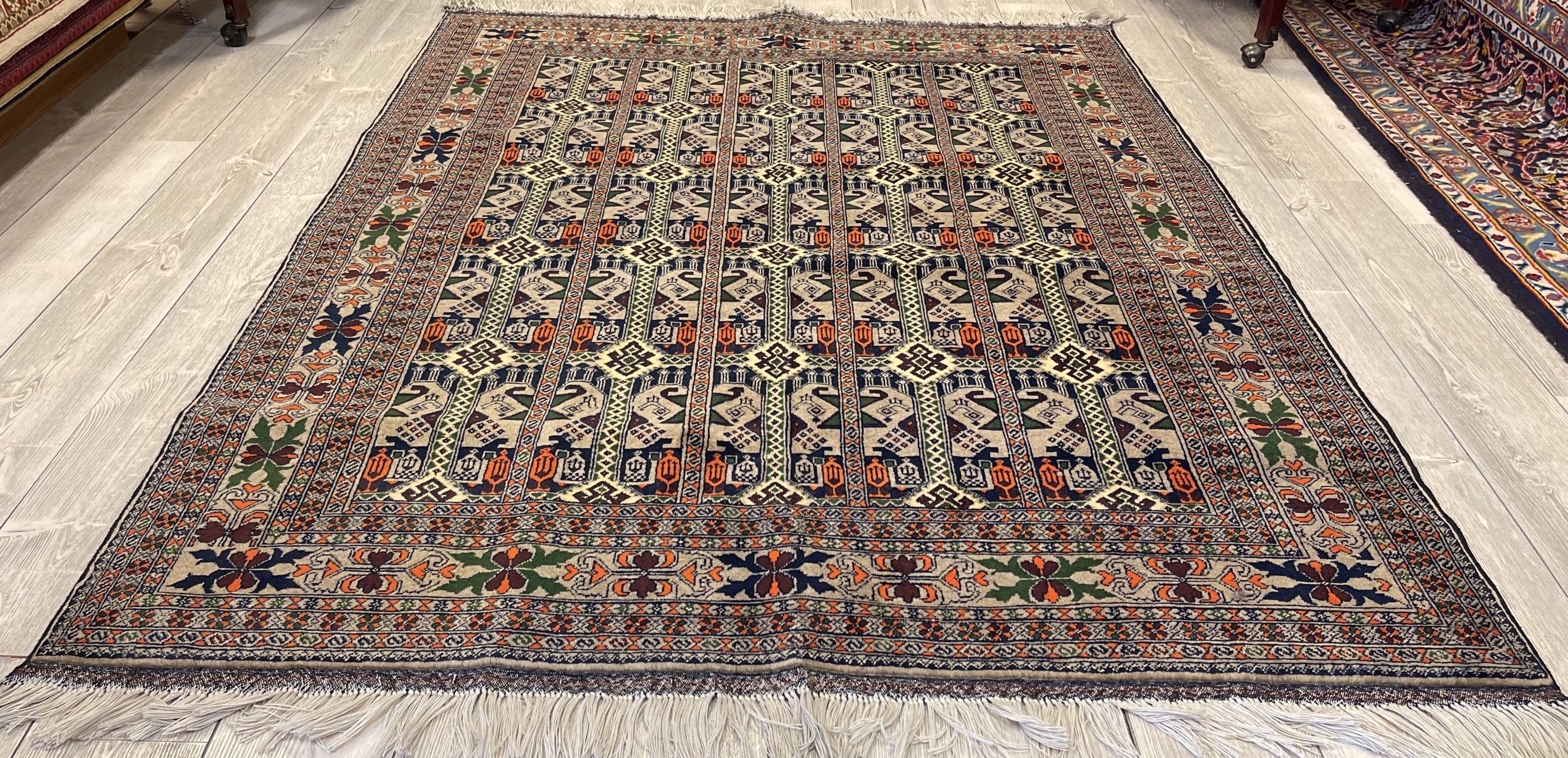 Afghani Area Rug I Ala Bakhmal 5x7 Ft