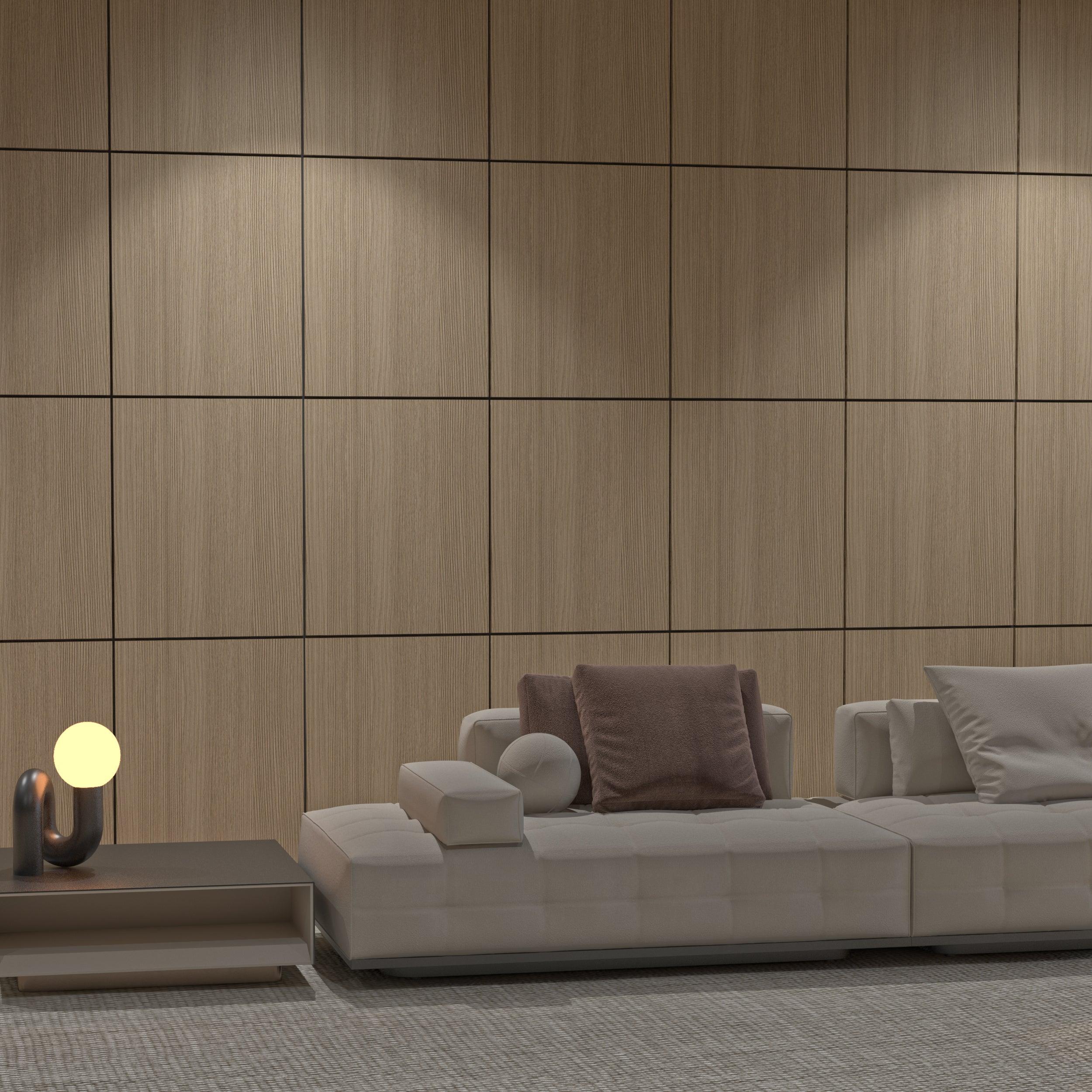 Light Wood 3D Wall Panels - PRHOMZ