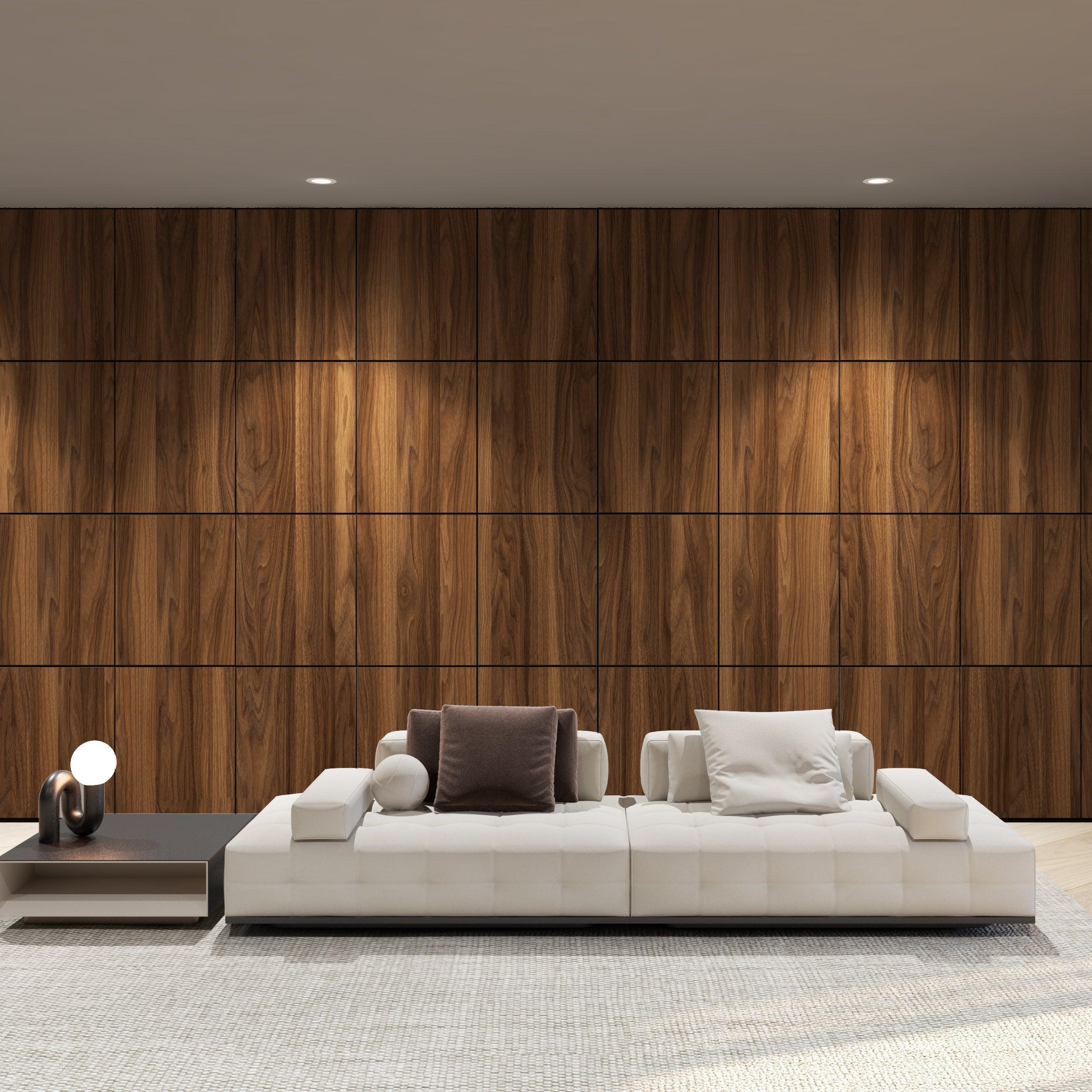 Dark Wood Decorative Panels - PRHOMZ
