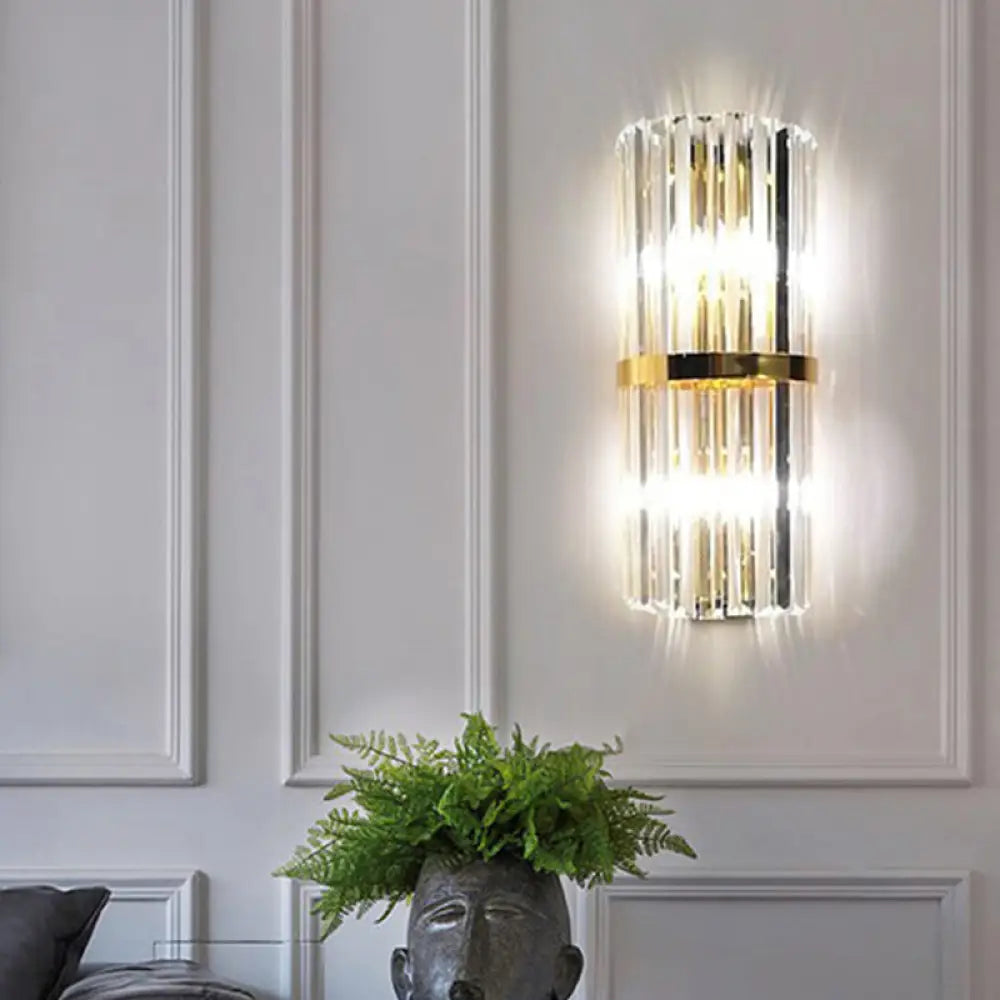 Alivia Crystal Wall Sconce | Bedroom & Hallway Lighting
