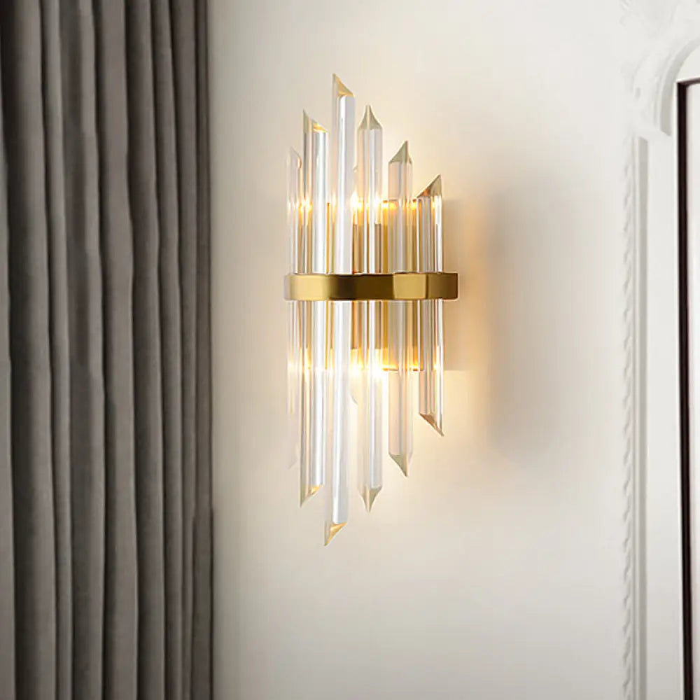 Alivia Crystal Wall Sconce | Bedroom & Hallway Lighting