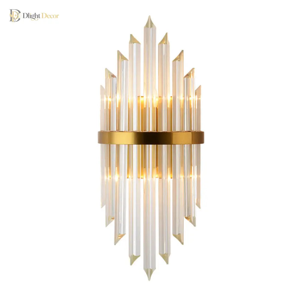 Alivia Crystal Wall Sconce | Bedroom & Hallway Lighting