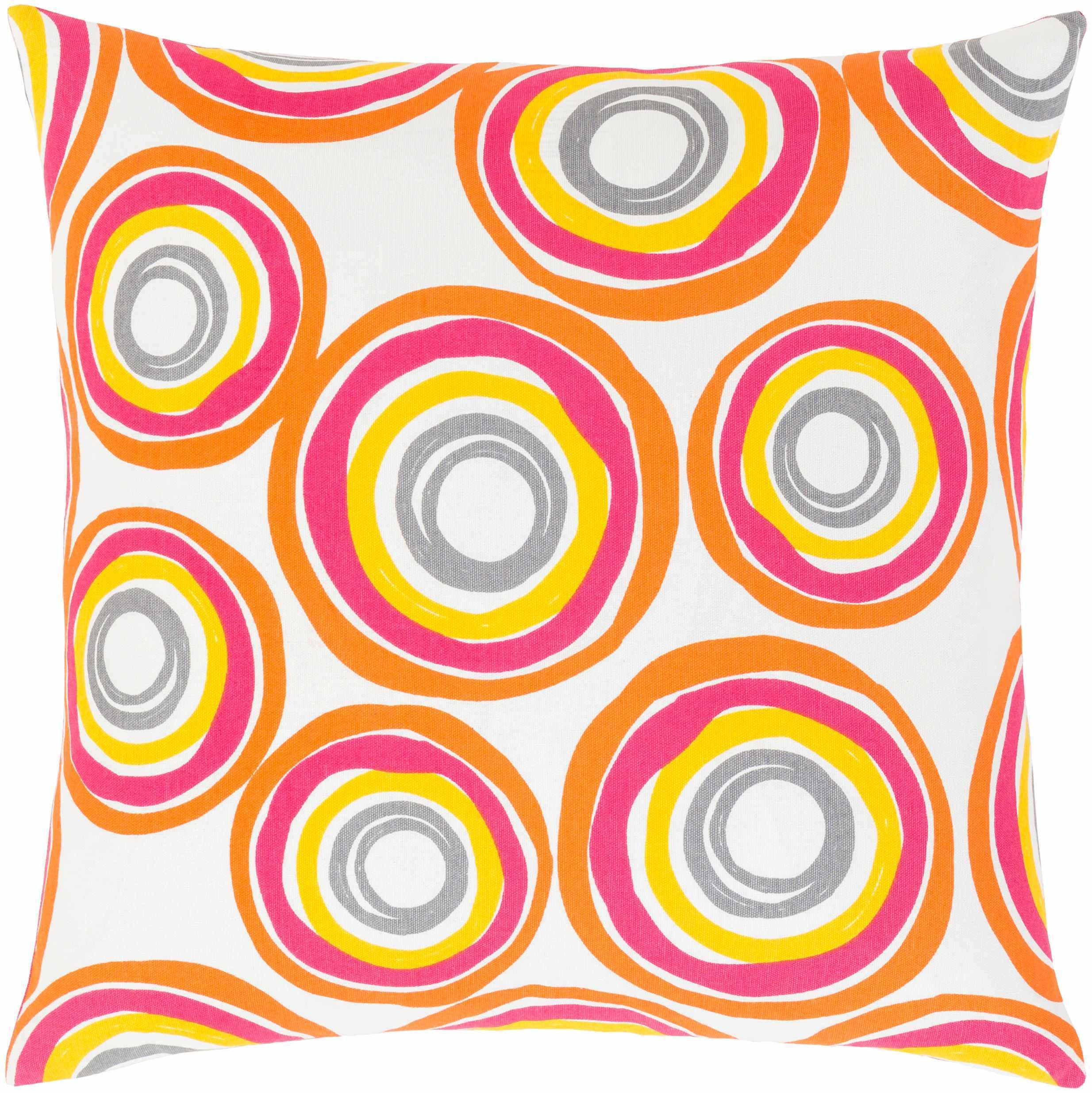 Allawah Multicolor Circles Throw Pillow - Clearance - PRHOMZ