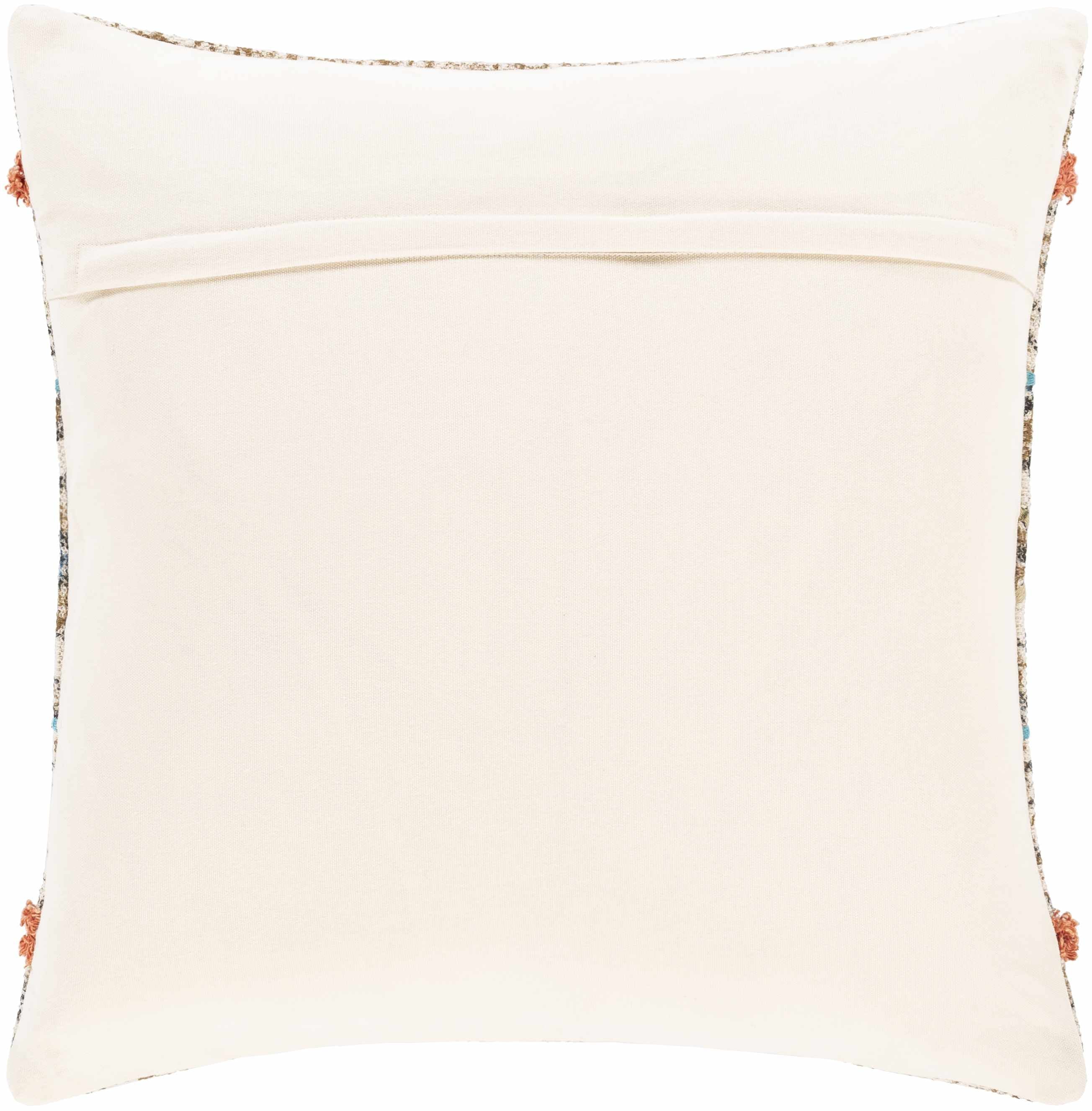 Amigo Boho Geometric Orange Accent Pillow-1
