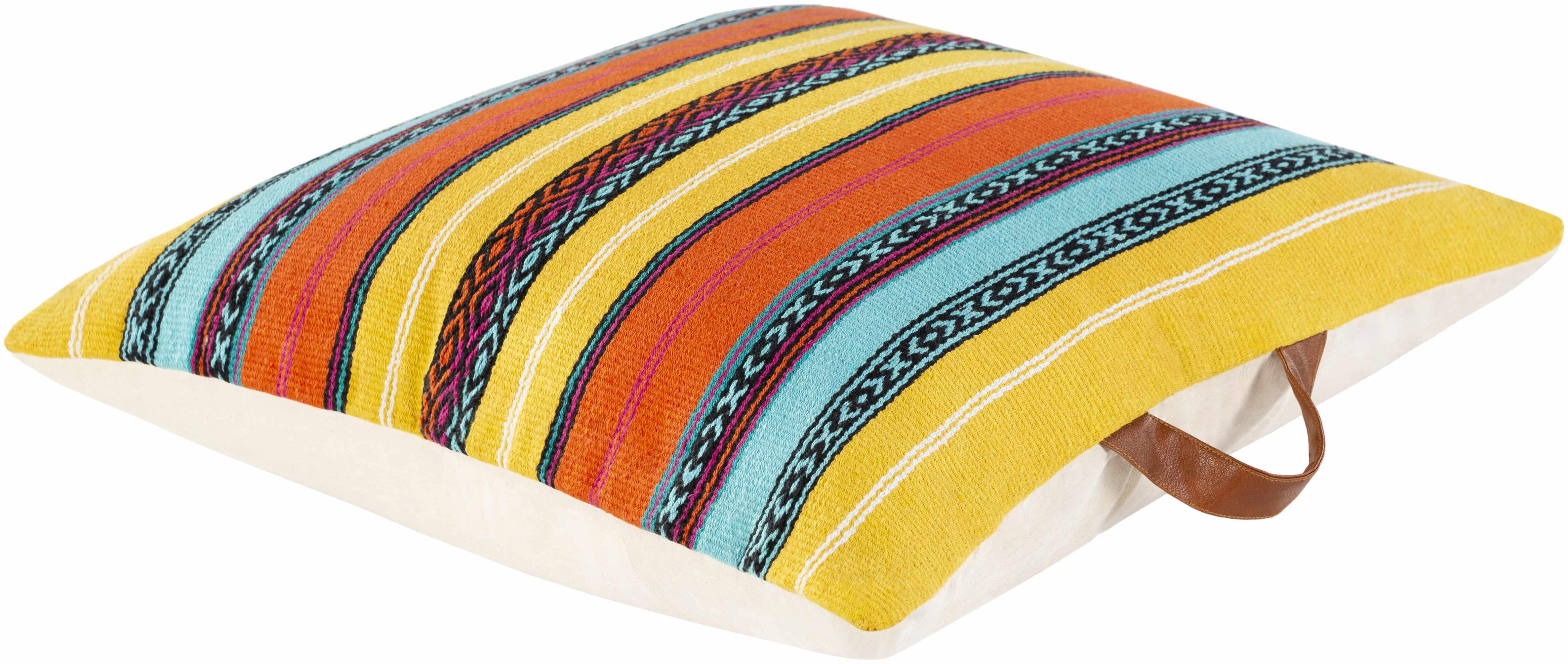 Amna Vibrant Striped Accent Pillow - Clearance - PRHOMZ