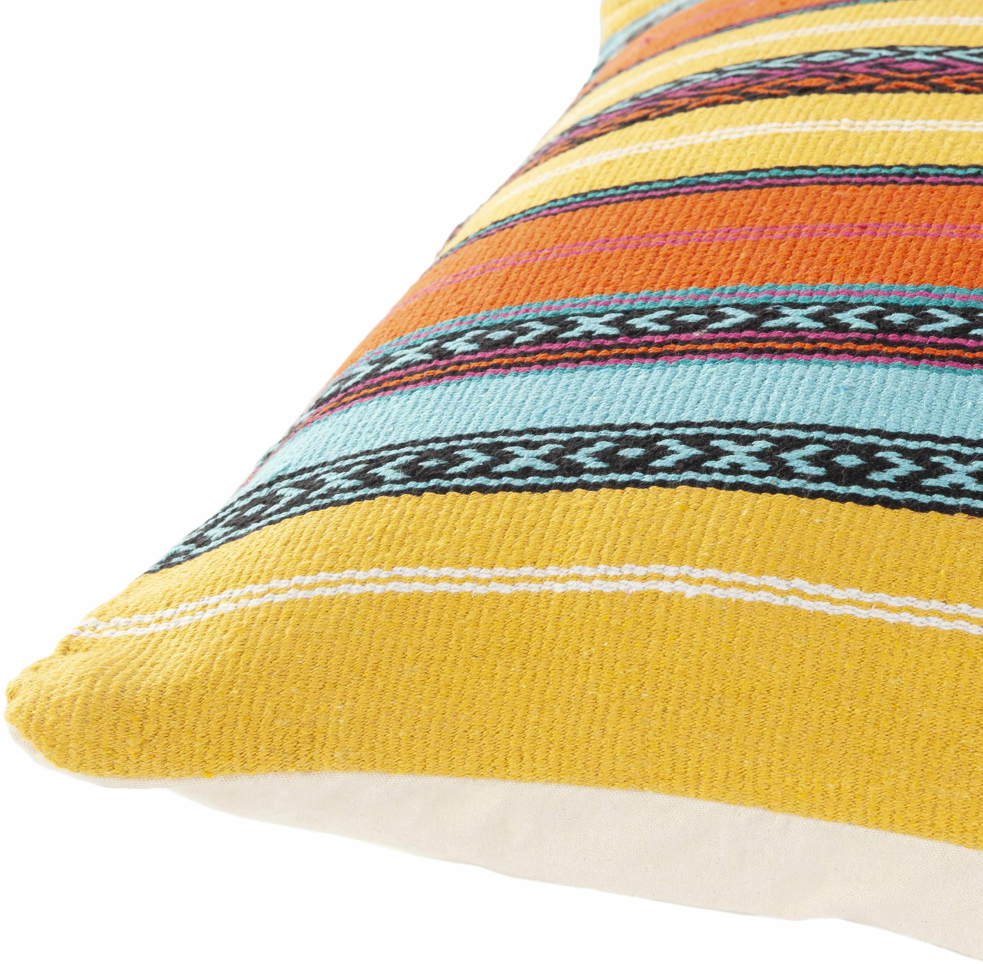 Amna Vibrant Striped Accent Pillow - Clearance - PRHOMZ