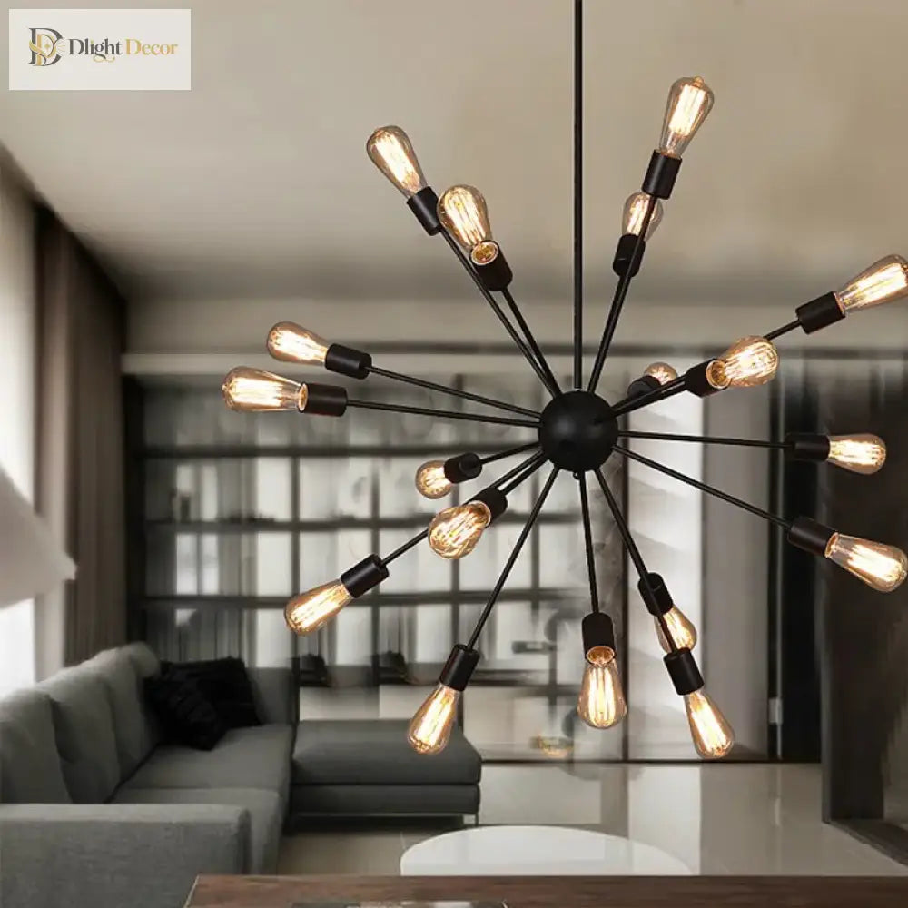 Anna LED Industrial Chandelier | Kitchen Island Lighting