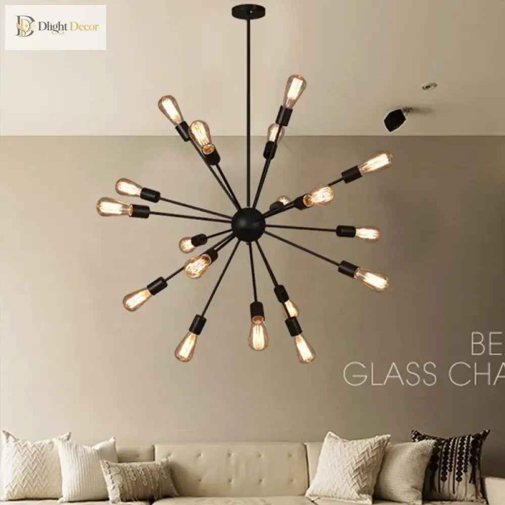 Anna LED Industrial Chandelier | Kitchen Island Lighting