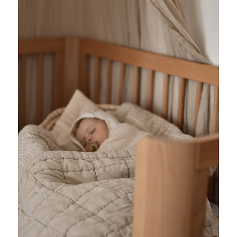 ANNA SABLE LAVE M reversible baby blanket