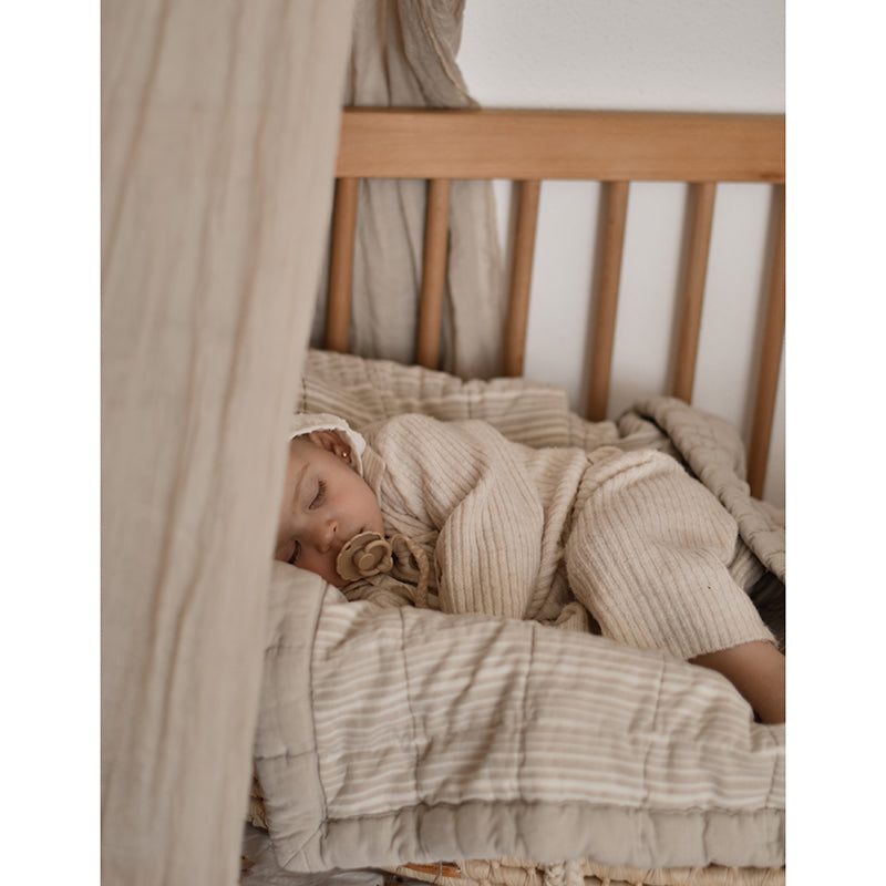 ANNA SABLE LAVE M reversible baby blanket