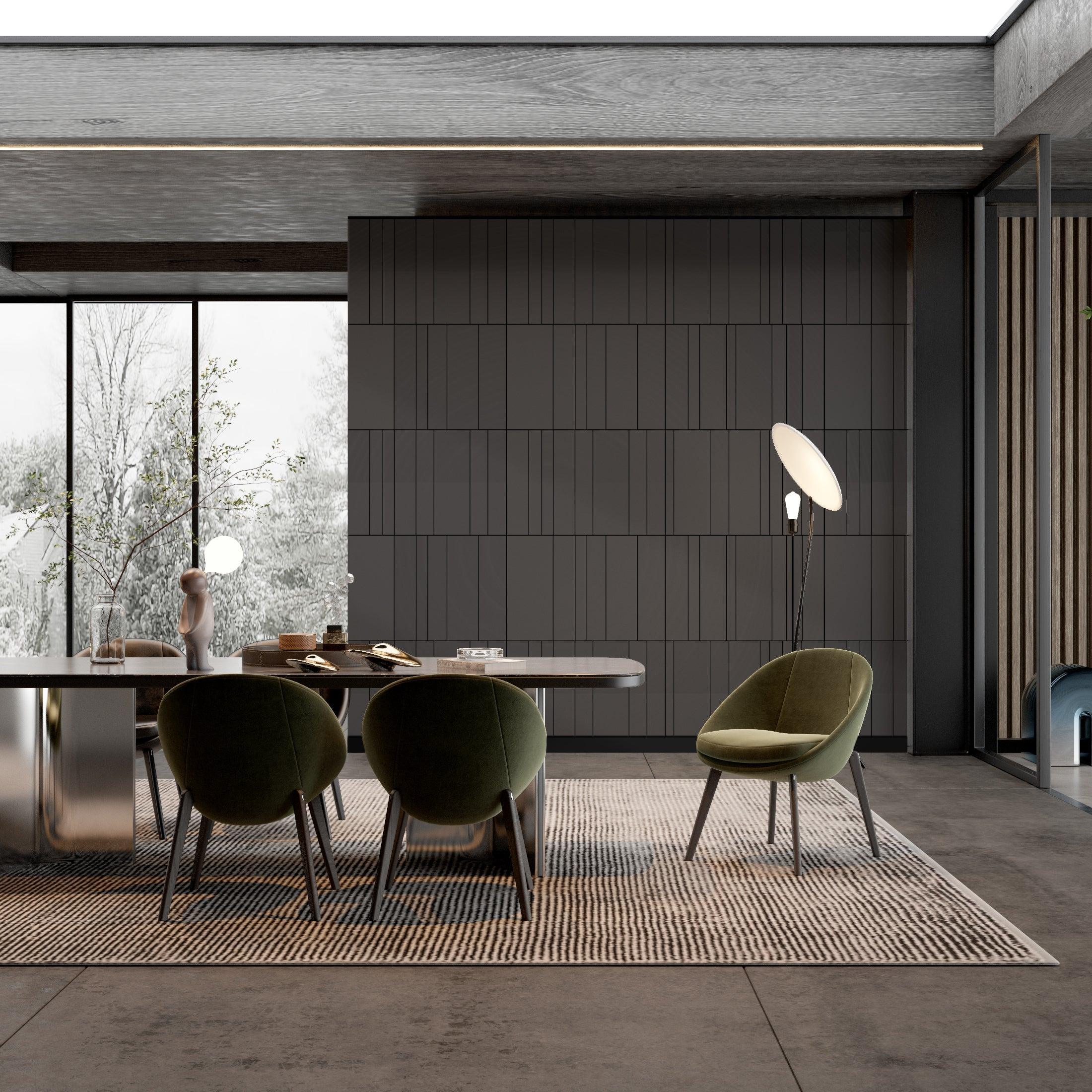 Dark Grey Decorative Panels - PRHOMZ