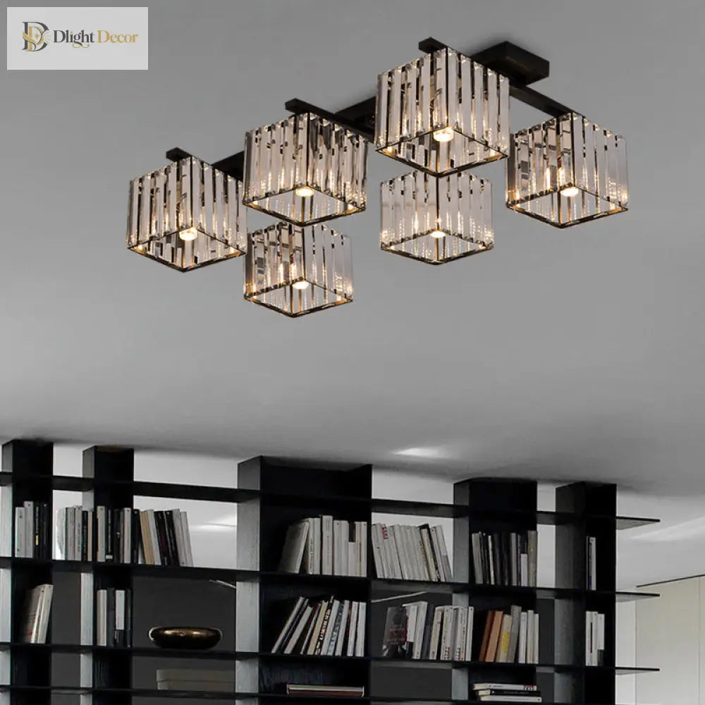 Anya Modern Crystal Chandelier | Dining Room Home Lighting
