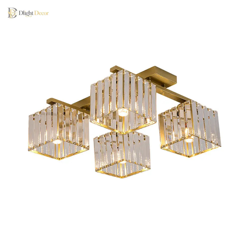 Anya Modern Crystal Chandelier | Dining Room Home Lighting
