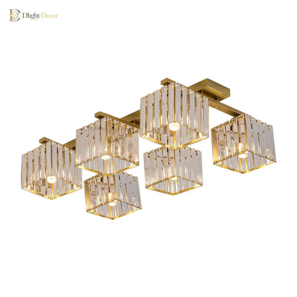 Anya Modern Crystal Chandelier | Dining Room Home Lighting