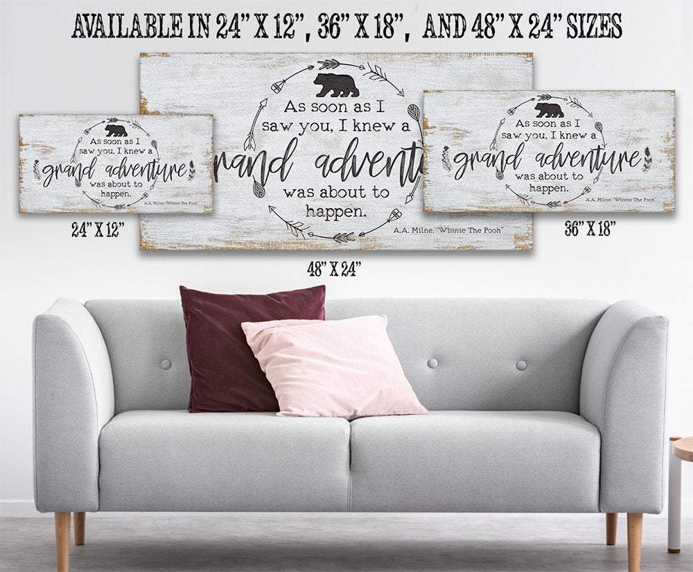 As Soon As I Saw You - Canvas