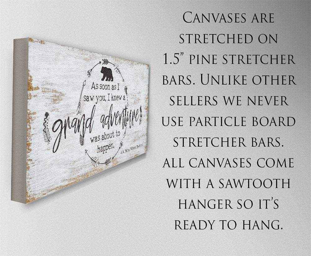 As Soon As I Saw You - Canvas