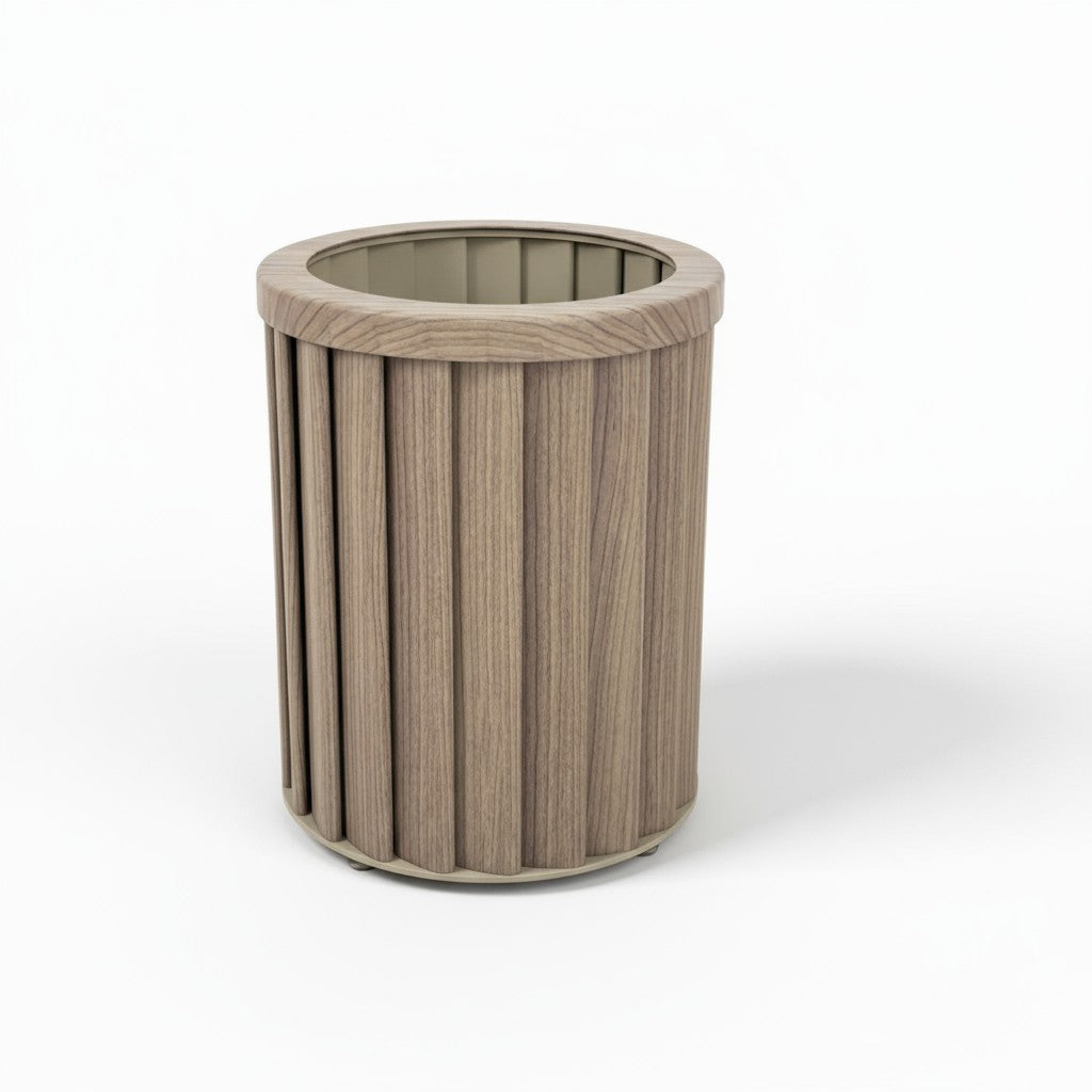 Round Strata Column Planters - Small