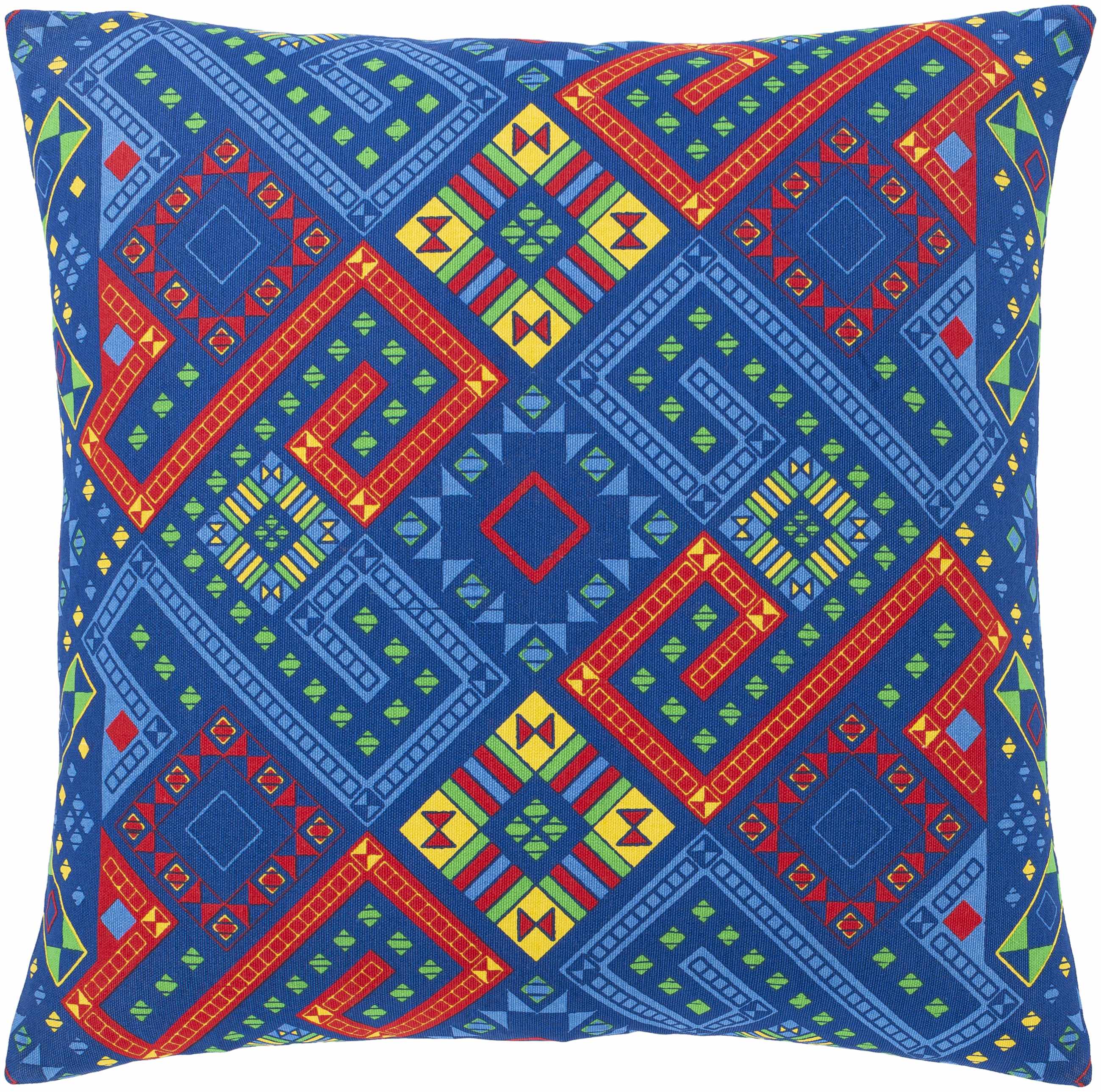 Aspatria Vibrant Geometric Abstract Accent Pillow - Clearance-0