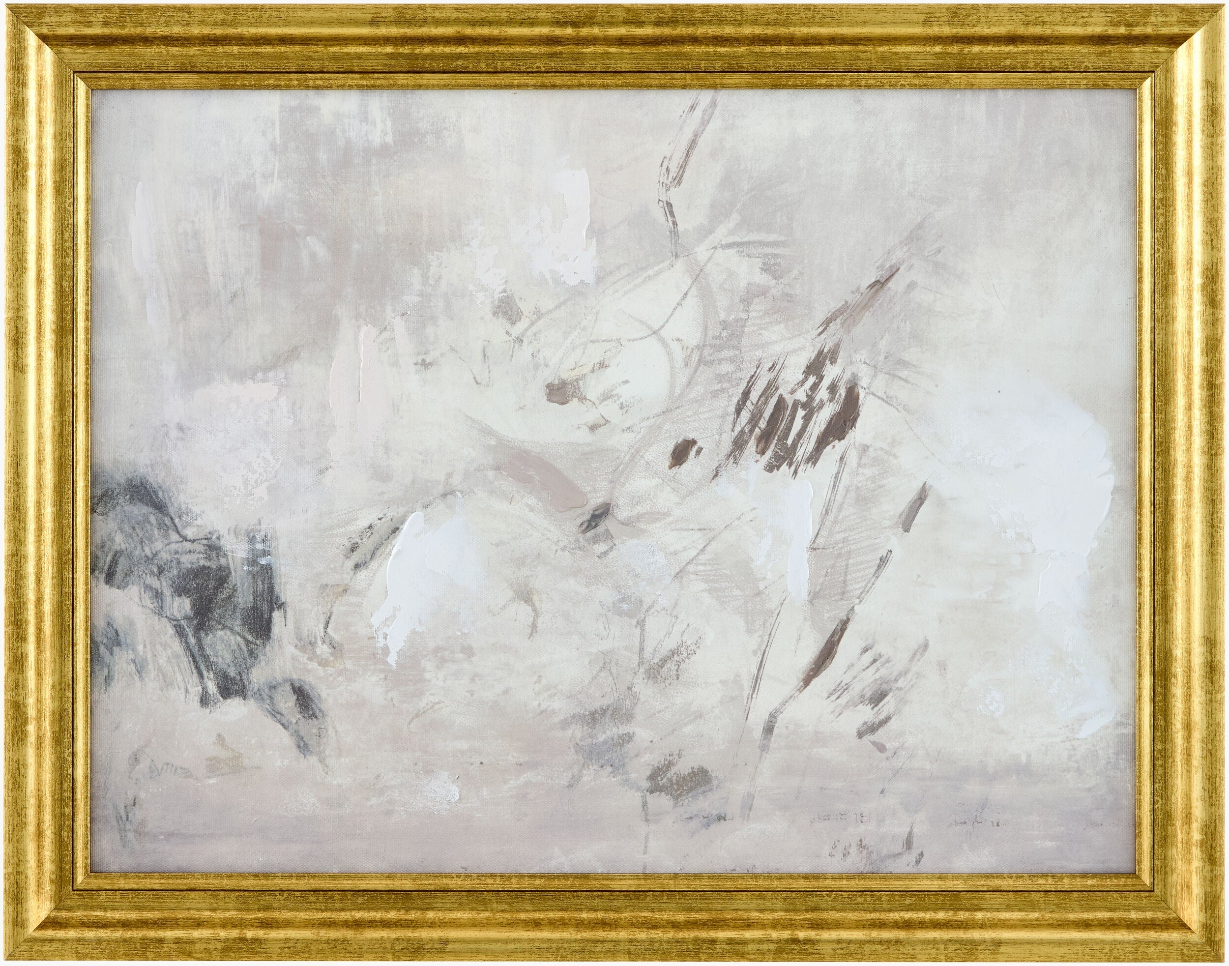 Soft Dark Gray Modern Framed Wall Art for modern gallery walls-0