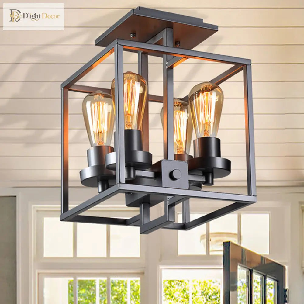 Aubrie Industrial Ceiling Light | Modern Interior Lighting