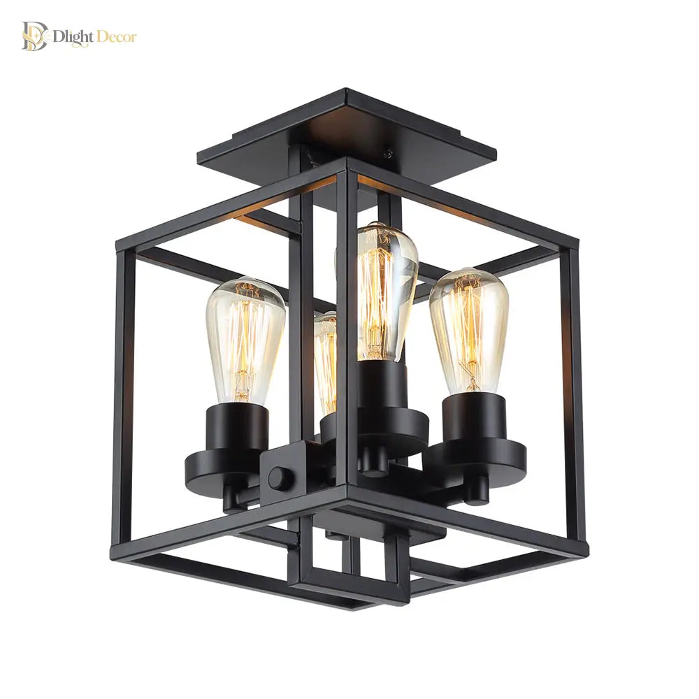 Aubrie Industrial Ceiling Light | Modern Interior Lighting