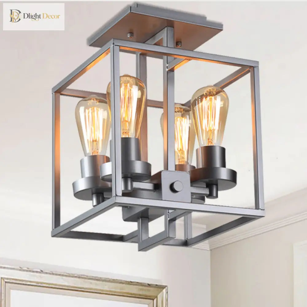 Aubrie Industrial Ceiling Light | Modern Interior Lighting