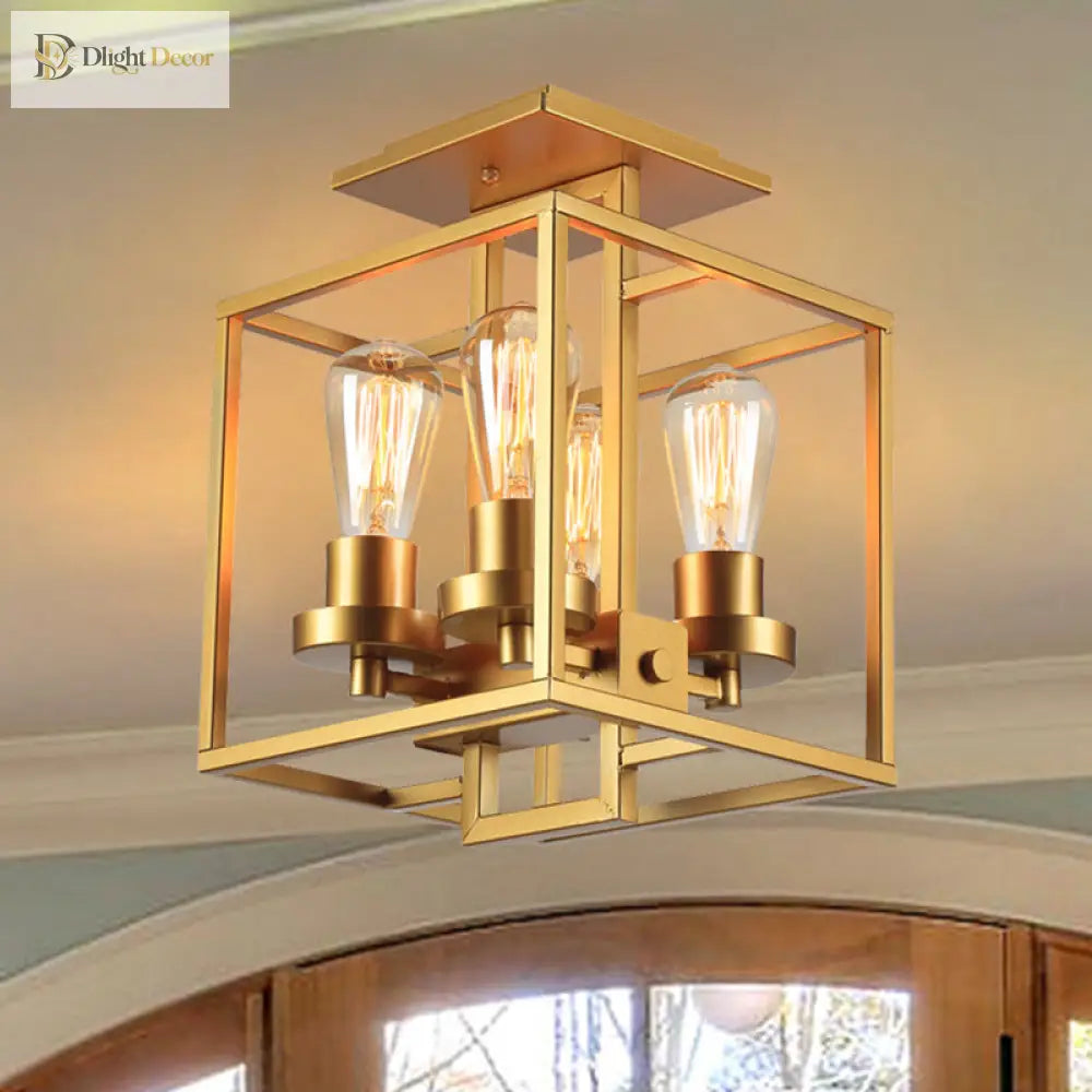 Aubrie Industrial Ceiling Light | Modern Interior Lighting