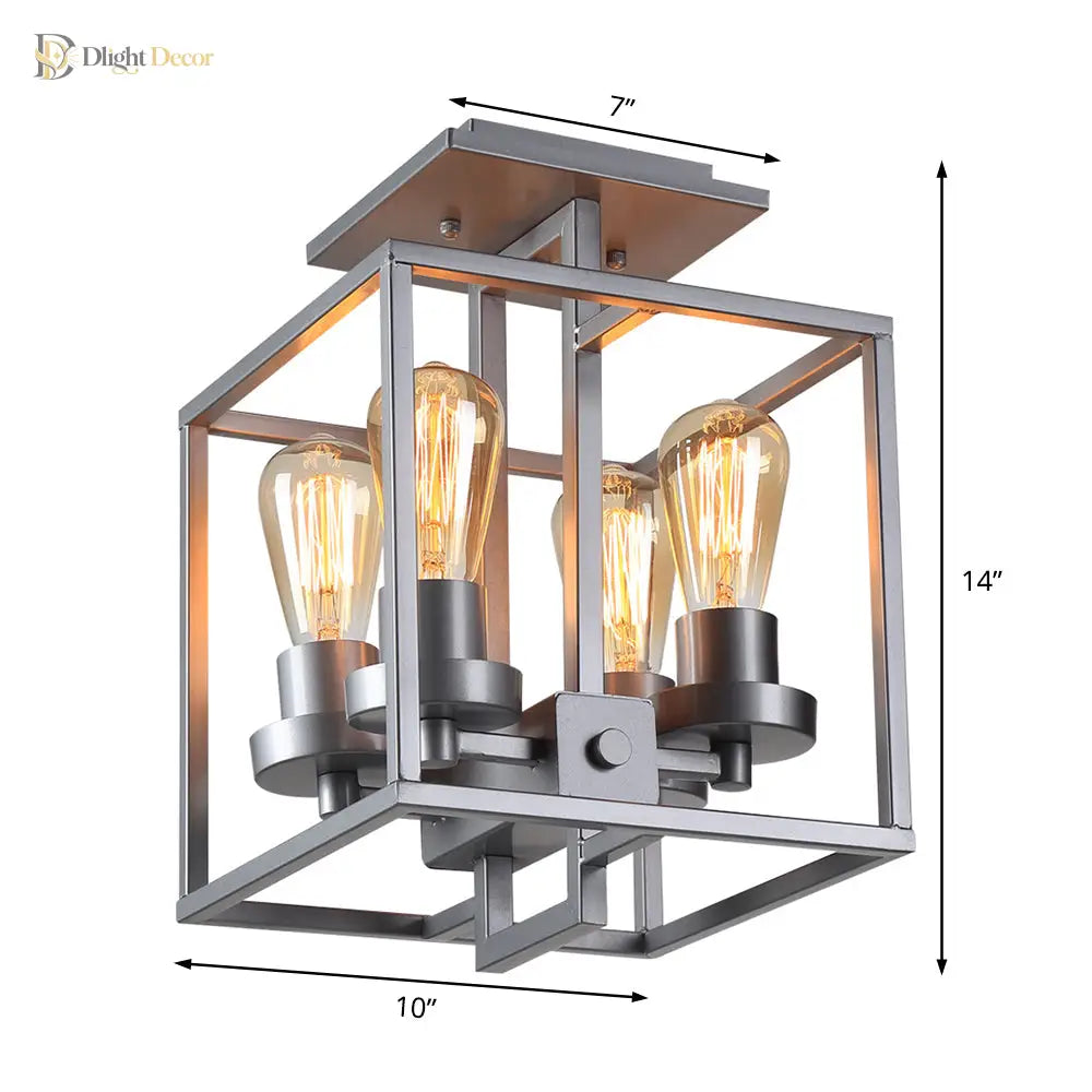 Aubrie Industrial Ceiling Light | Modern Interior Lighting