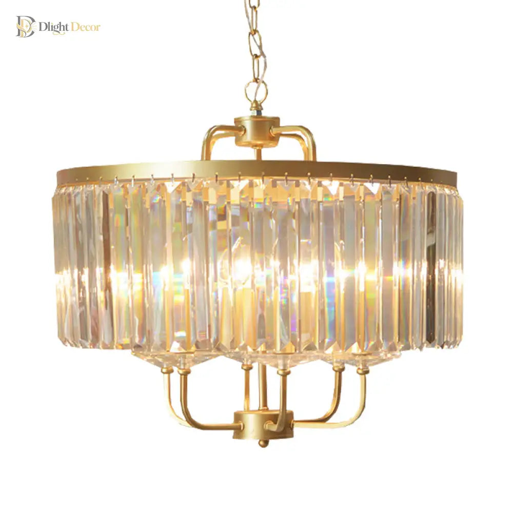 Aurora Gold Chandelier | Modern Dining Room Lighting