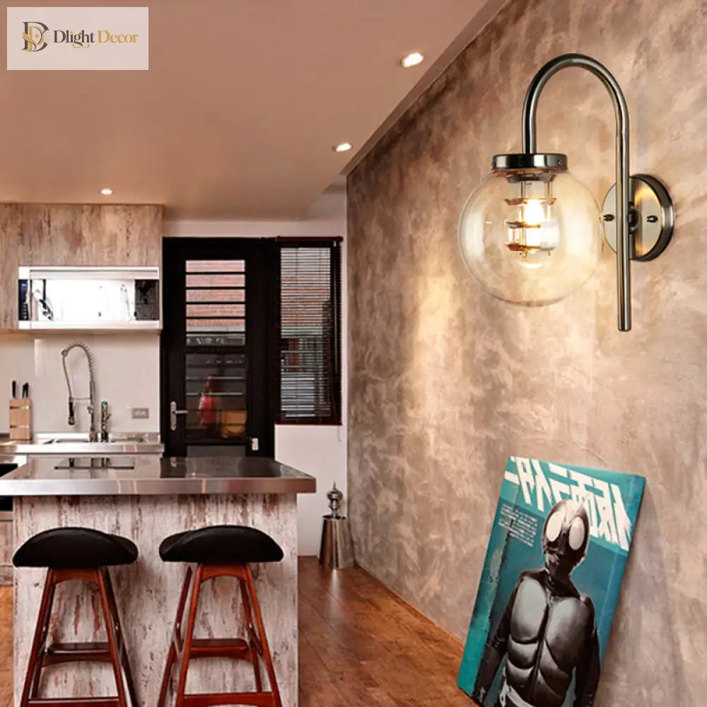 Autumn Industrial Wall Sconce | Bedroom & Hallway Lighting
