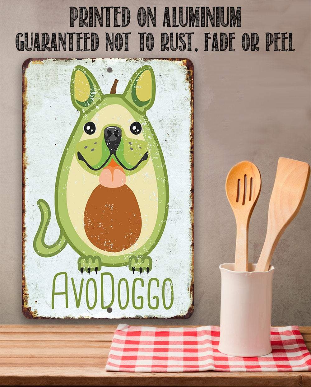Avodoggo Cute - Metal Sign