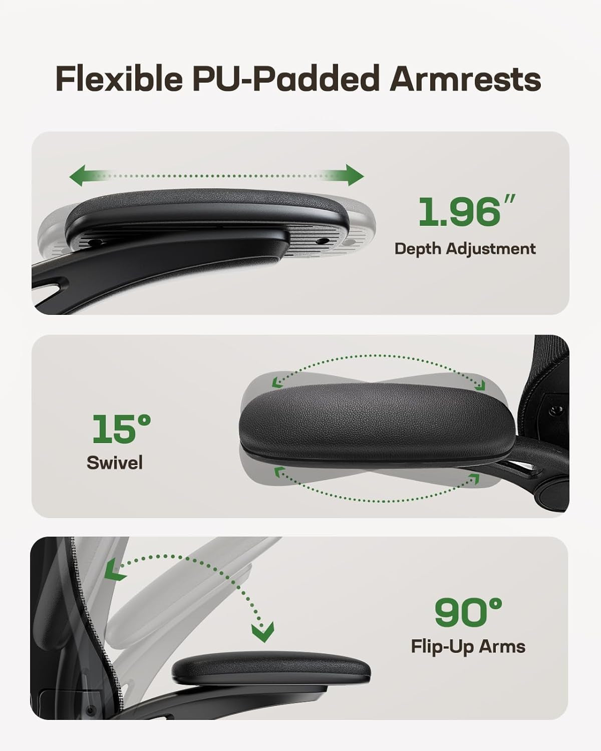 Ergonomic High Back Mesh Office Chair With Adjustable Lumbar Support