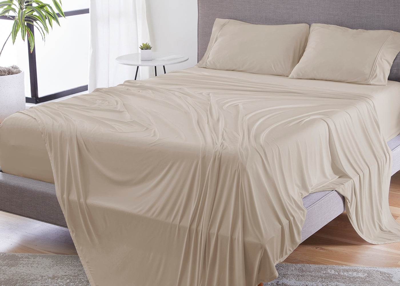 BedGear Dri-Tec Sheet Set, Beige, Full
