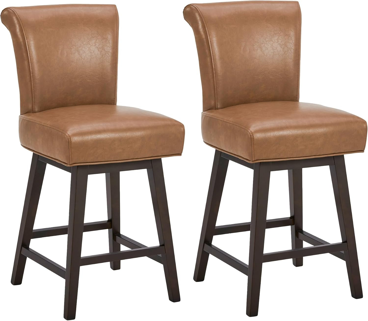 26 Inch Counter Height Swivel Bar Stools Set