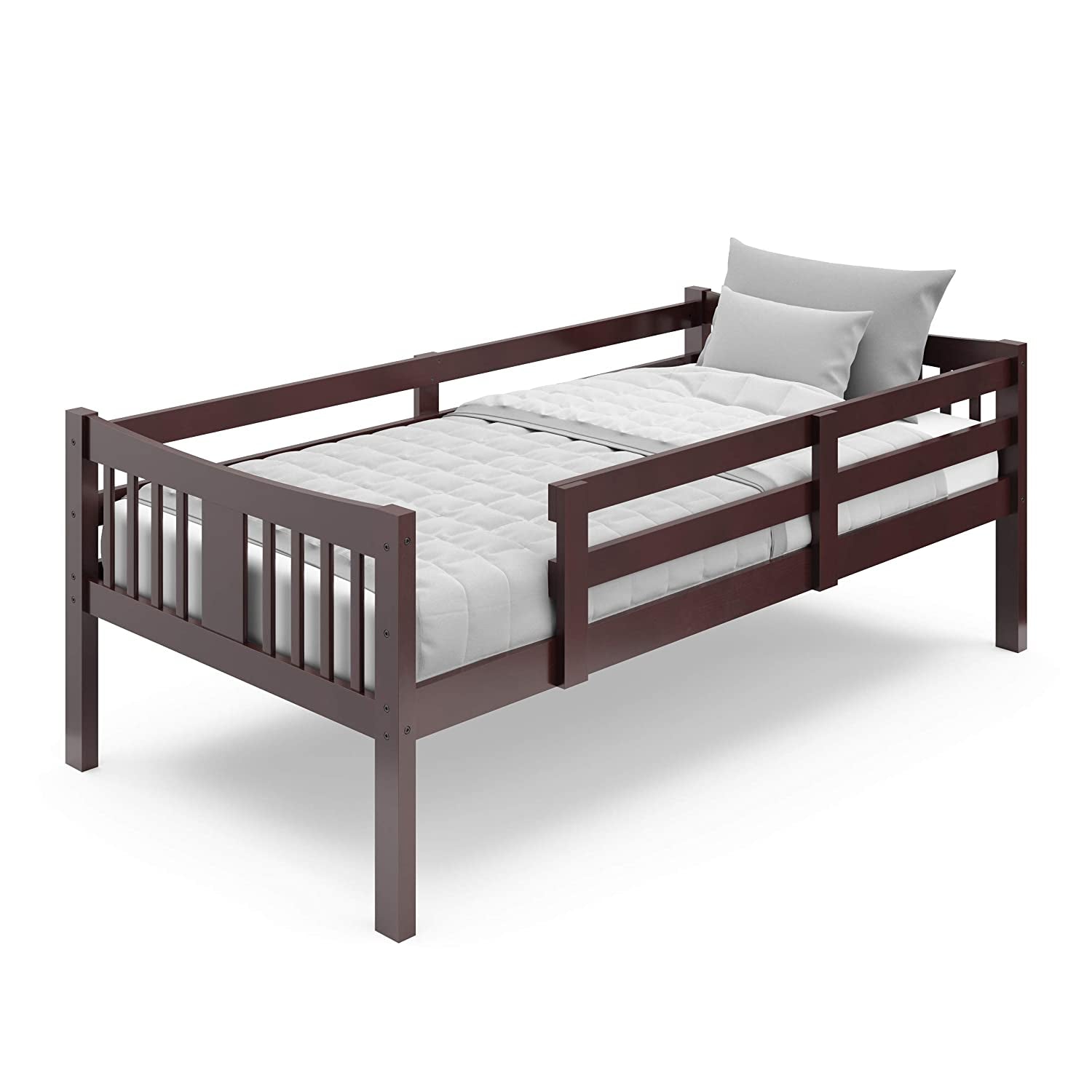 Espresso Twin Over Twin Bunk Bed GREENGUARD Gold Certified
