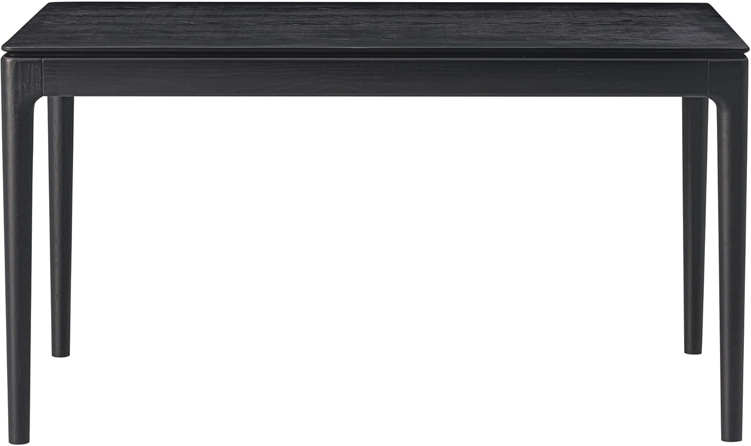 Mingle 55 Inch Modern Rectangular Dinner Table Burnt Black